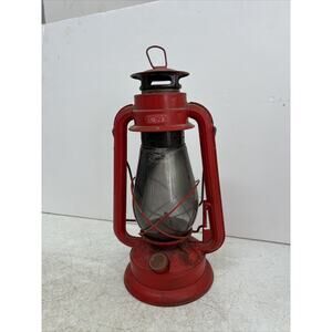 VINTAGE Red Guang Zhou China Lantern Moon Light Paraffin Lamp HM103